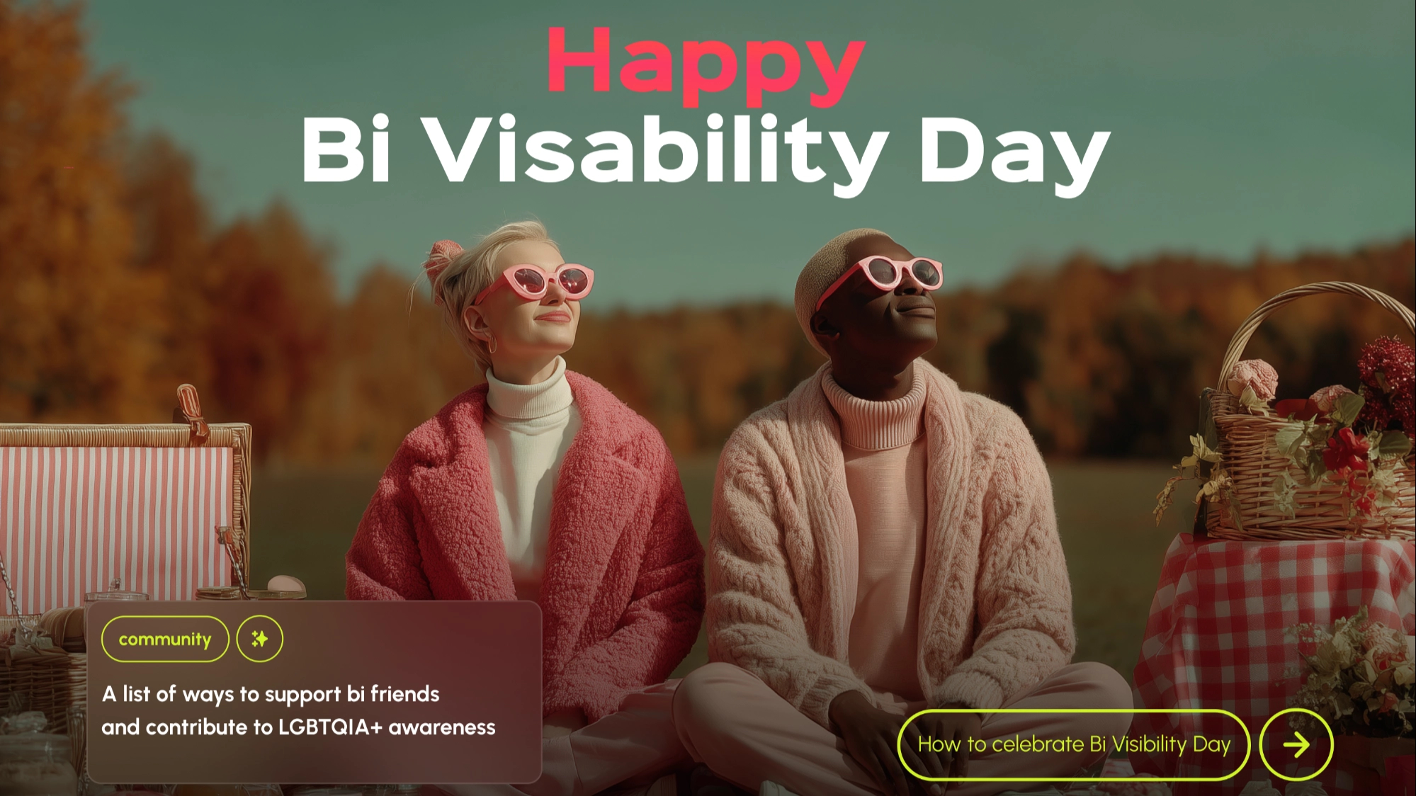 Bi Visibility Day: Fun Ways to Show Up for Your Bi Besties